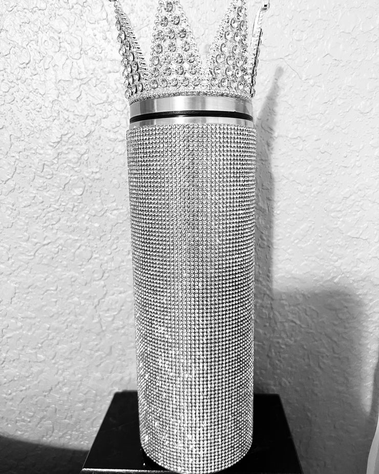 Bling Rhinestone Tumbler with Crown