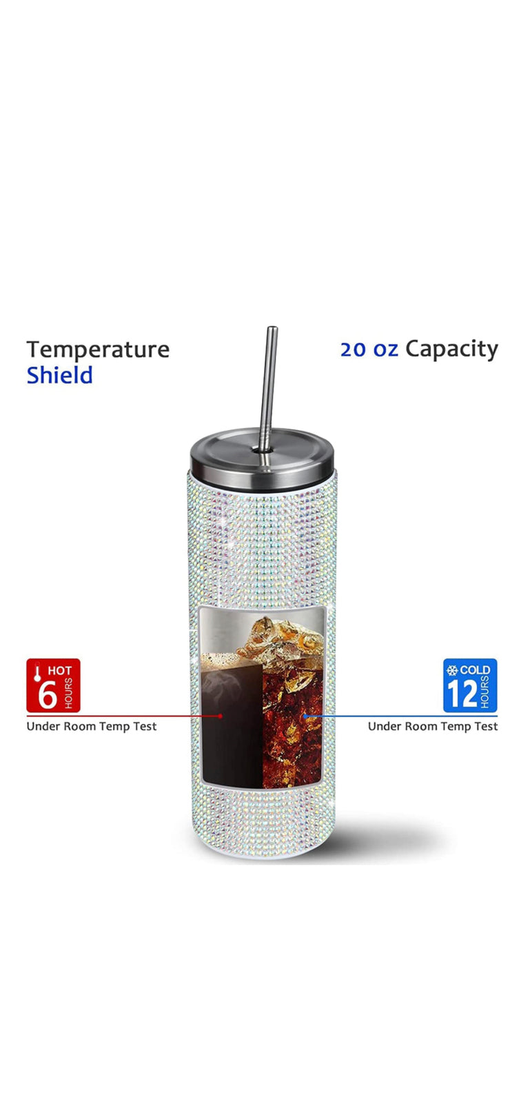 AB Rhinestone Bling Tumbler