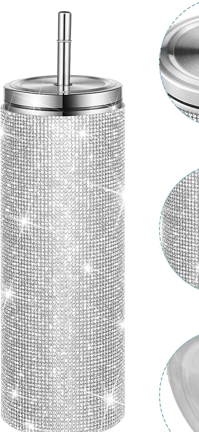 Diamond Bling Tumbler (Platinum)