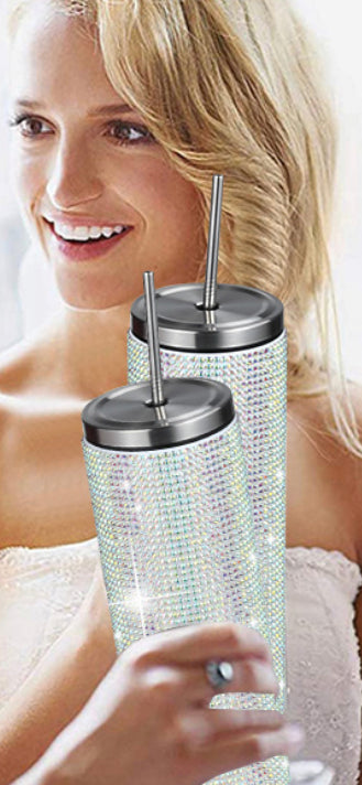 AB Rhinestone Bling Tumbler