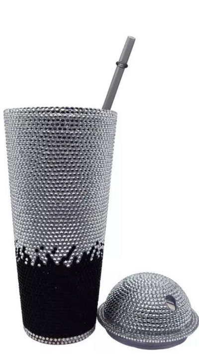 Acrylic Rhinestone Dome Bling Tumbler