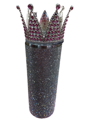 Bling Rhinestone Tumbler with Crown