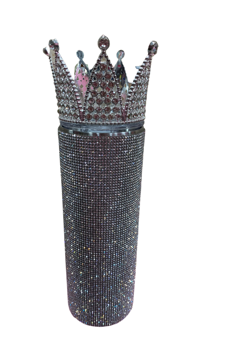 Bling Rhinestone Tumbler with Crown